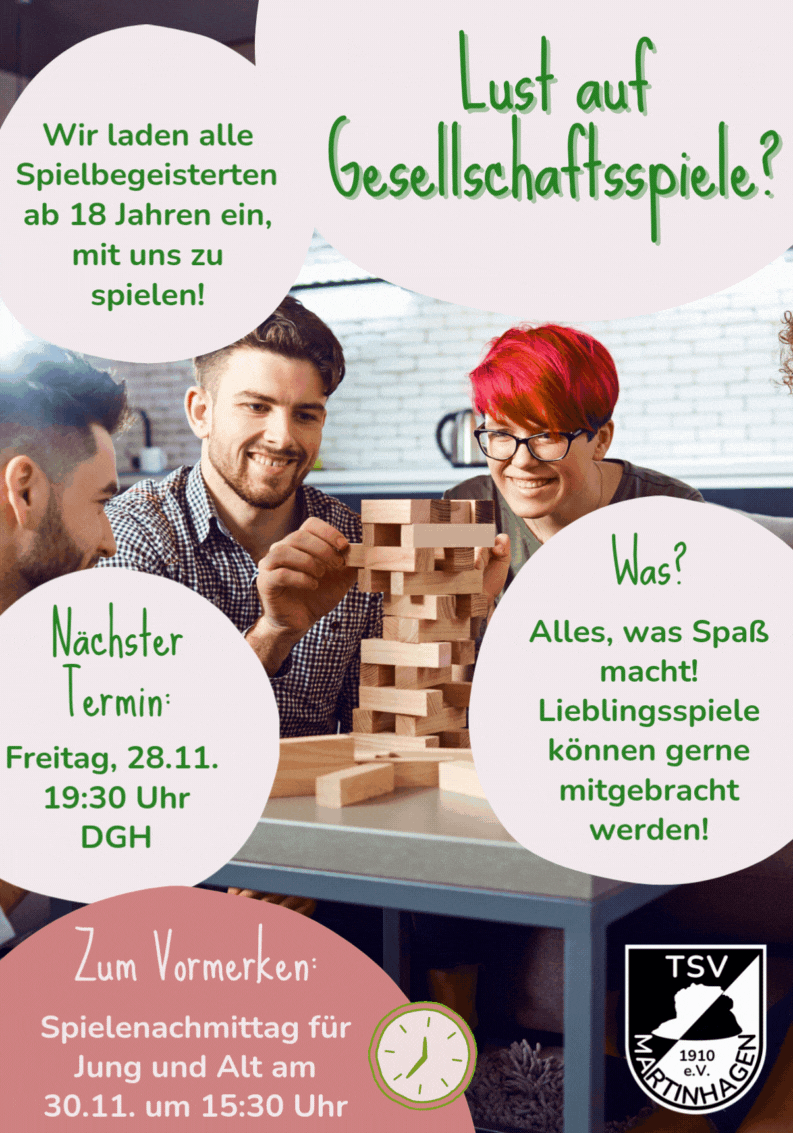 Lust auf Gesellschaftsspiele?